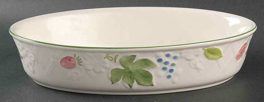 Country Berries 10" Oval Baker by Mikasa-1