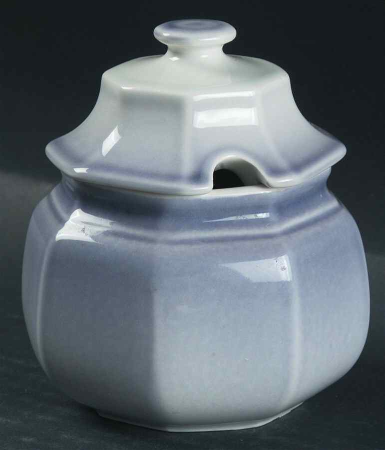 Country Blue Sugar Bowl & Lid by Mikasa-1