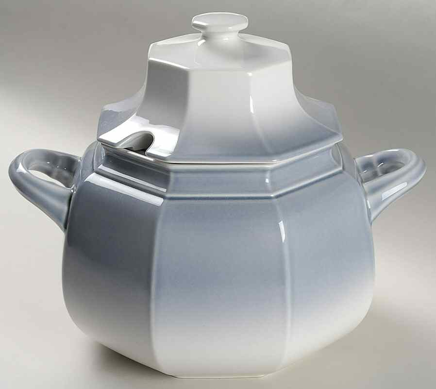Country Blue Tureen &  Lid by Mikasa-1