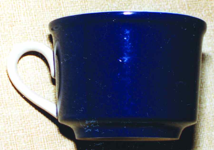 Cobalt Blue Flat Cup by Mikasa-1
