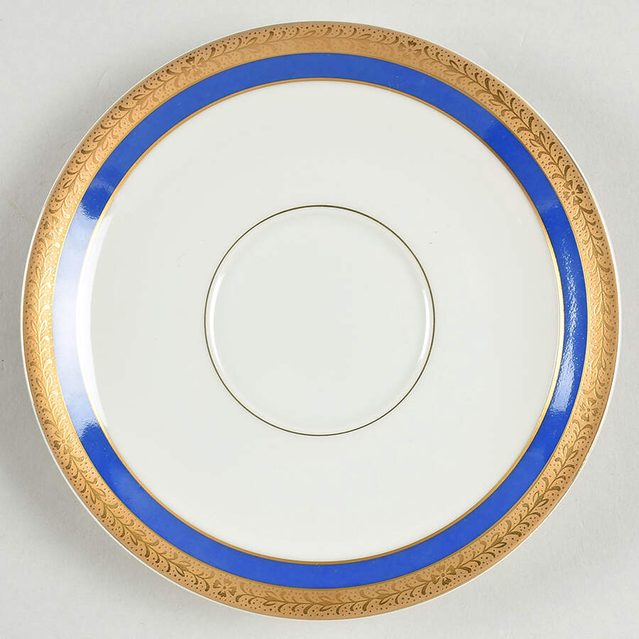Colony Blue Saucer by Mikasa-1