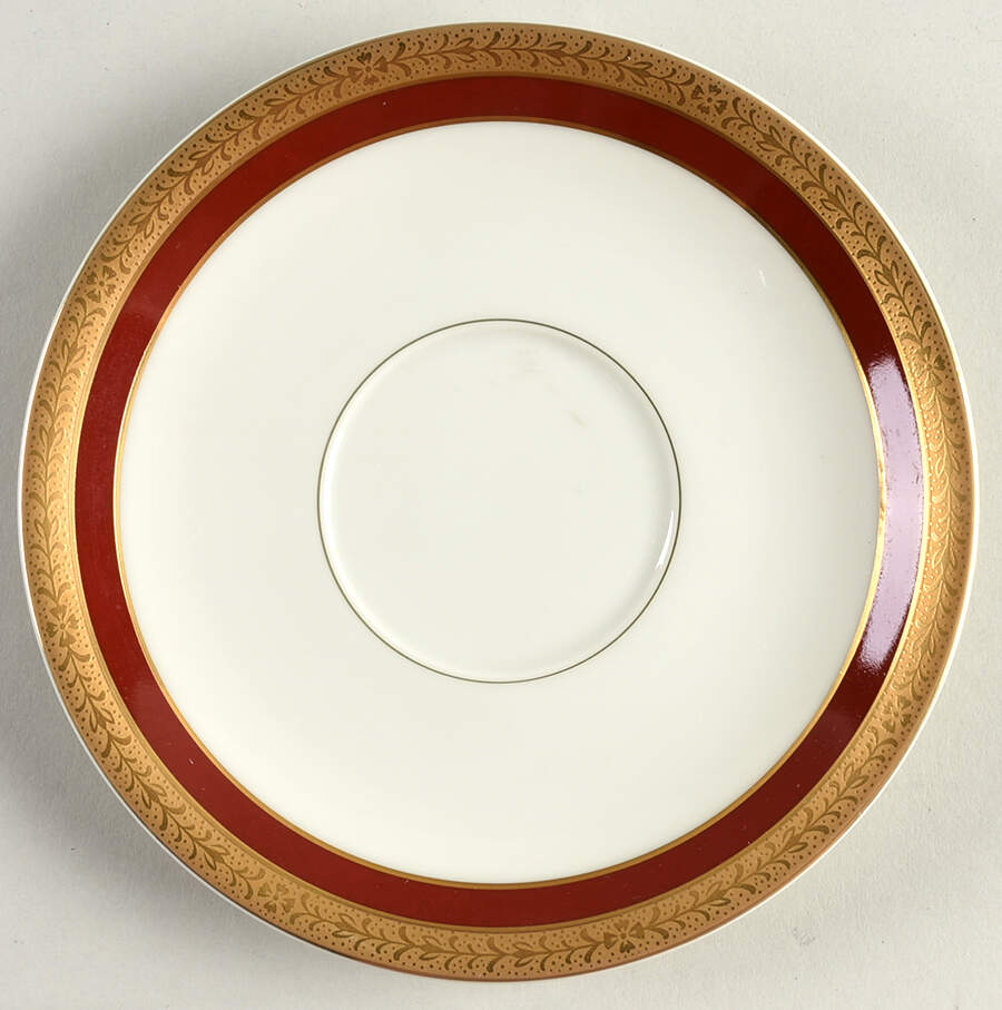 Colony Burgundy Saucer by Mikasa-1