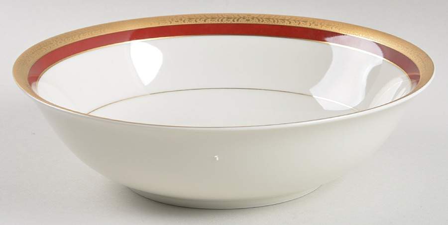 Colony Burgundy 9" Round Vegetable Bowl by Mikasa-1