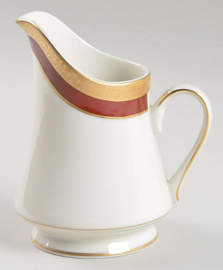 Colony Burgundy Creamer by Mikasa-1