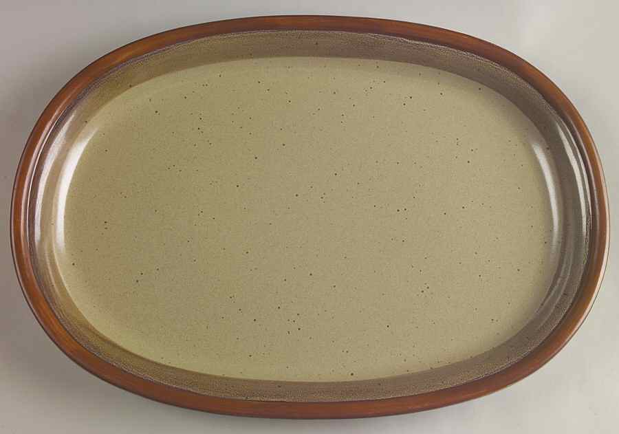 Country Cabin 15" Oval Serving Platter by Mikasa-1