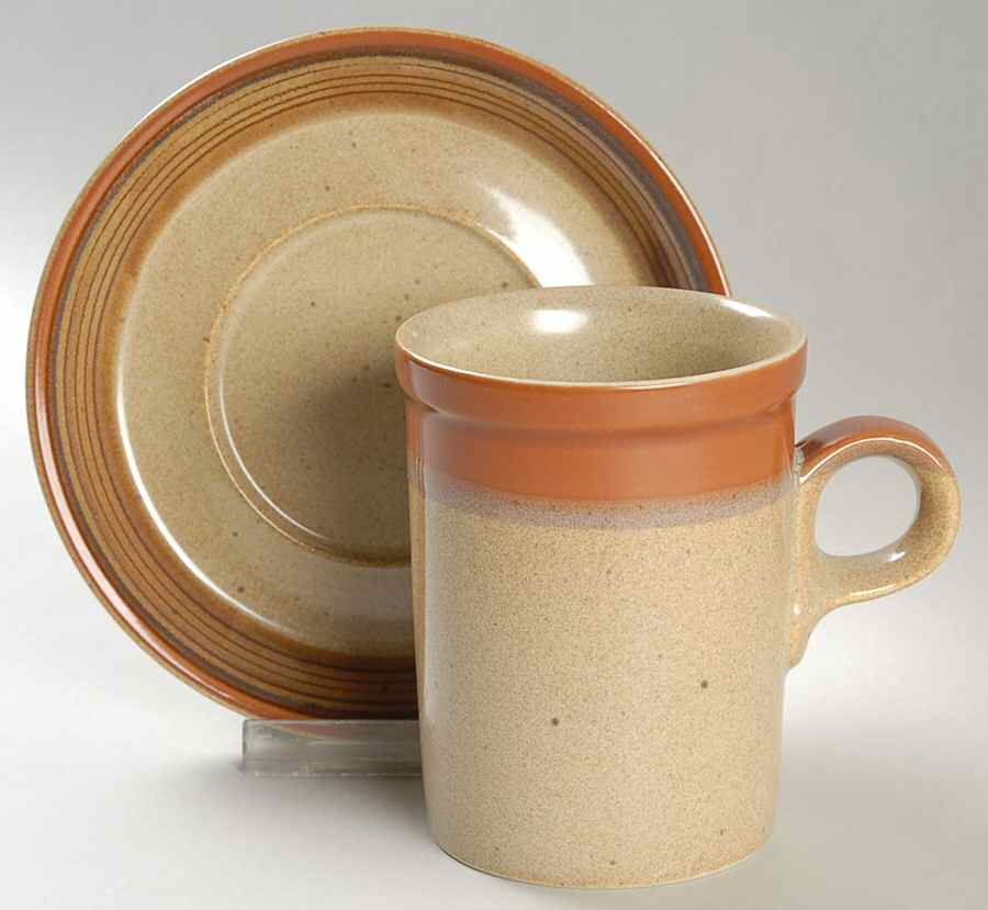 Country Cabin Cappuccino Cup & Saucer Set by Mikasa-1