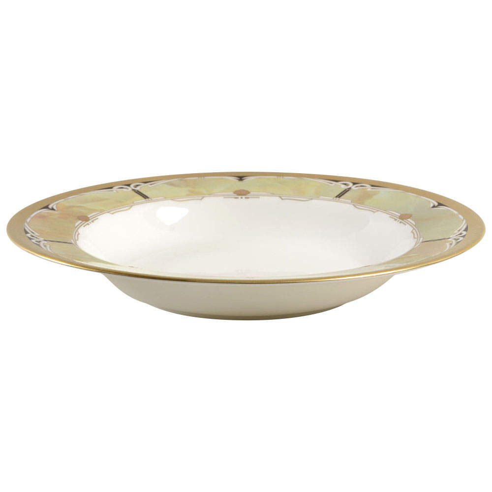 Coronation Celadon Rim Soup Bowl by Mikasa-1