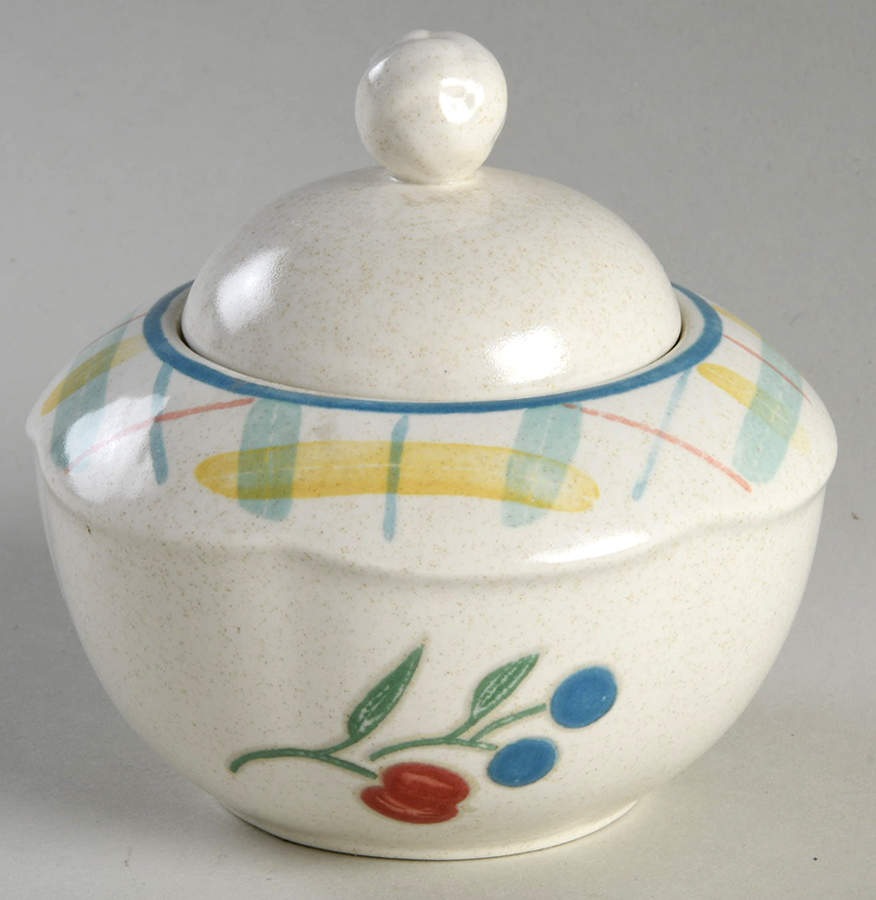Country Chalet Sugar Bowl & Lid by Mikasa-1