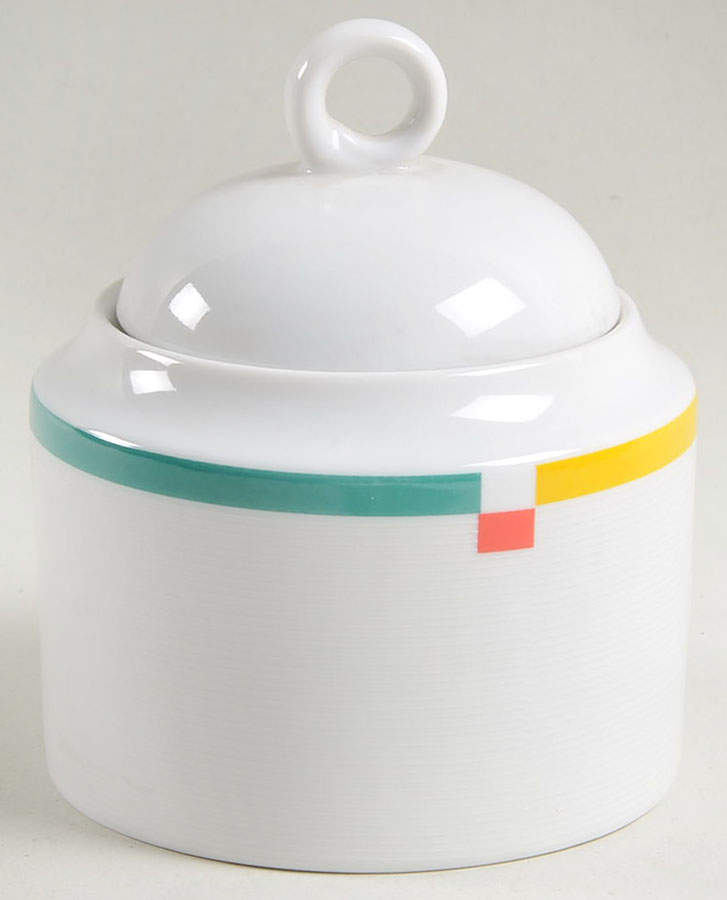 Color Chart Sugar Bowl & Lid by Mikasa-1