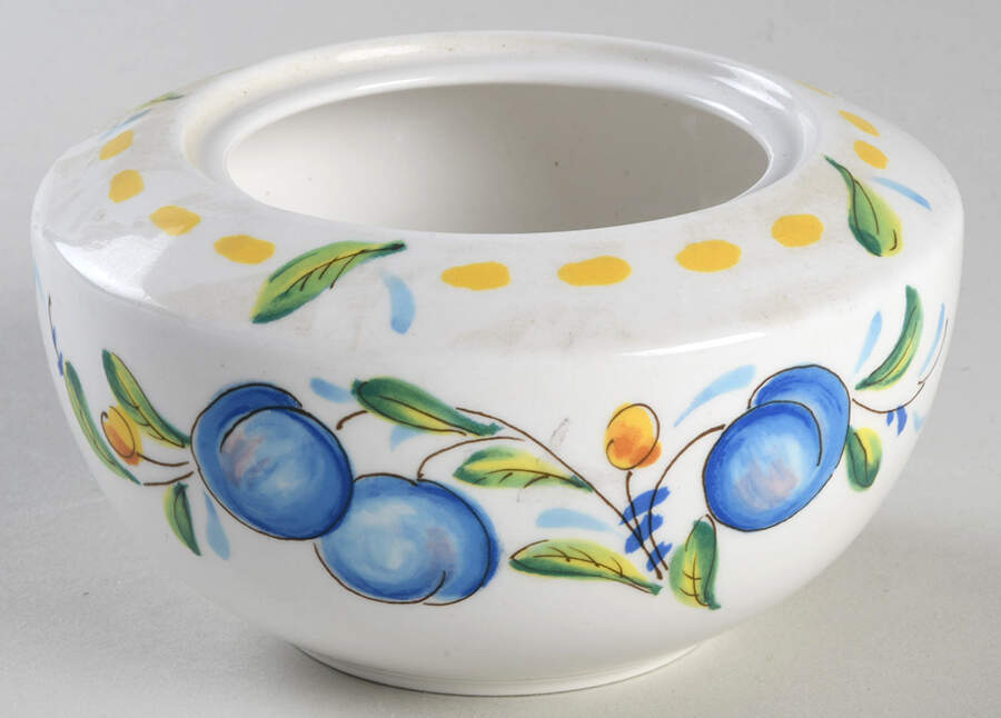 Country Cheer Sugar Bowl No Lid by Mikasa-1