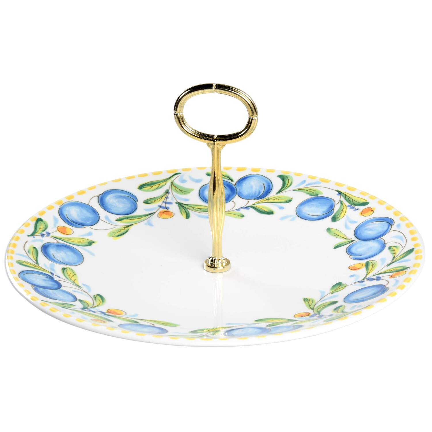 Country Cheer Round Serving Plate with Center Handle (Dp) Hc by Mikasa-1