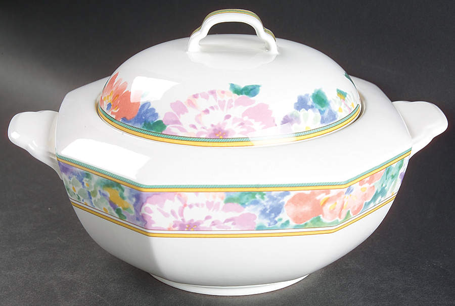 Country Chintz Round Covered Vegetable by Mikasa-1