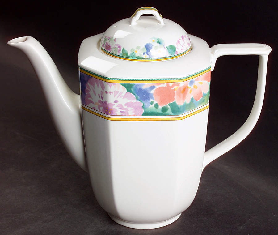 Country Chintz Coffee Pot & Lid by Mikasa-1