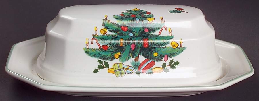 Continental Christmas 1/4 Lb Covered Butter by Mikasa-1