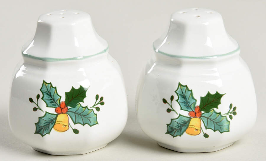 Continental Christmas Salt & Pepper Set by Mikasa-1