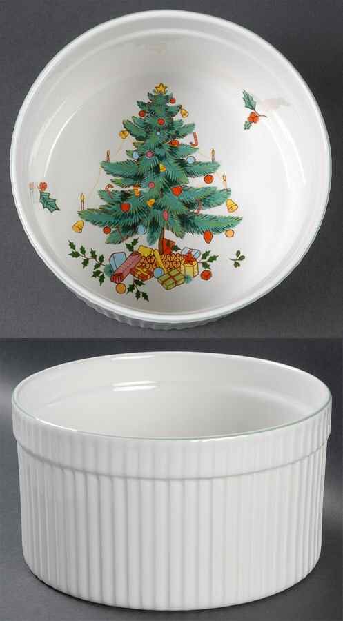 Continental Christmas 7" Souffle by Mikasa-1