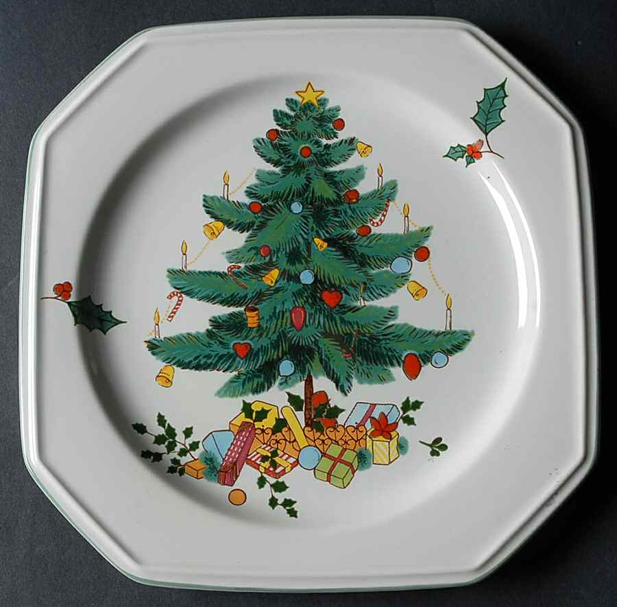 Continental Christmas Salad Plate by Mikasa-1
