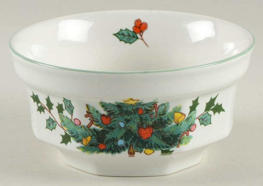 Continental Christmas Fruit/Dessert (Sauce) Bowl by Mikasa-1