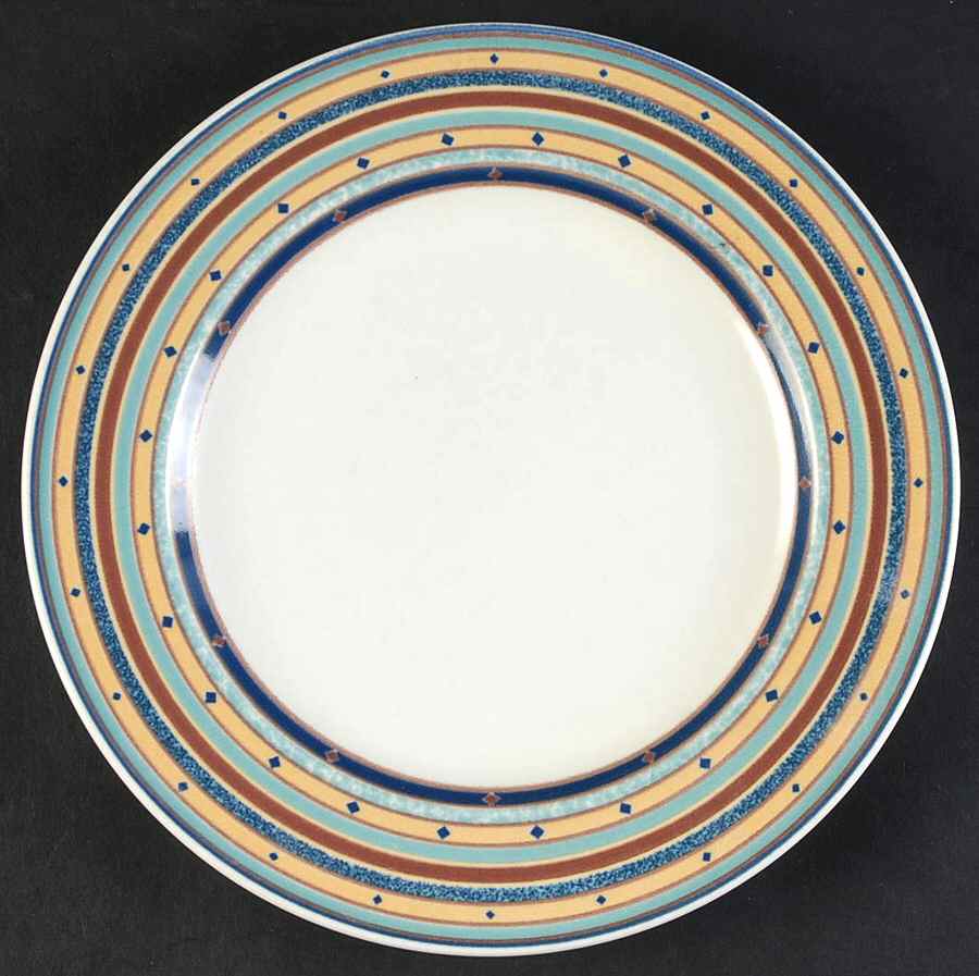 Color Circuit Salad Plate by Mikasa-1