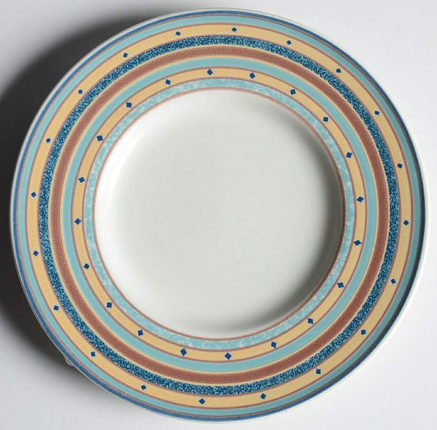 Color Circuit Bread & Butter Plate by Mikasa-1