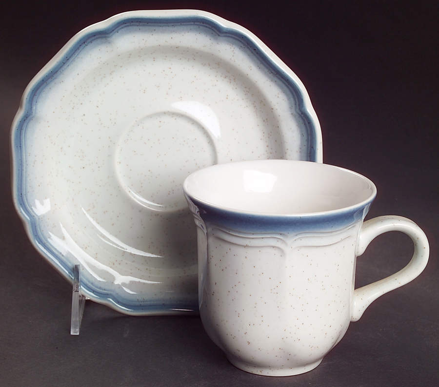 Country Club Flat Cup & Saucer Set by Mikasa-1