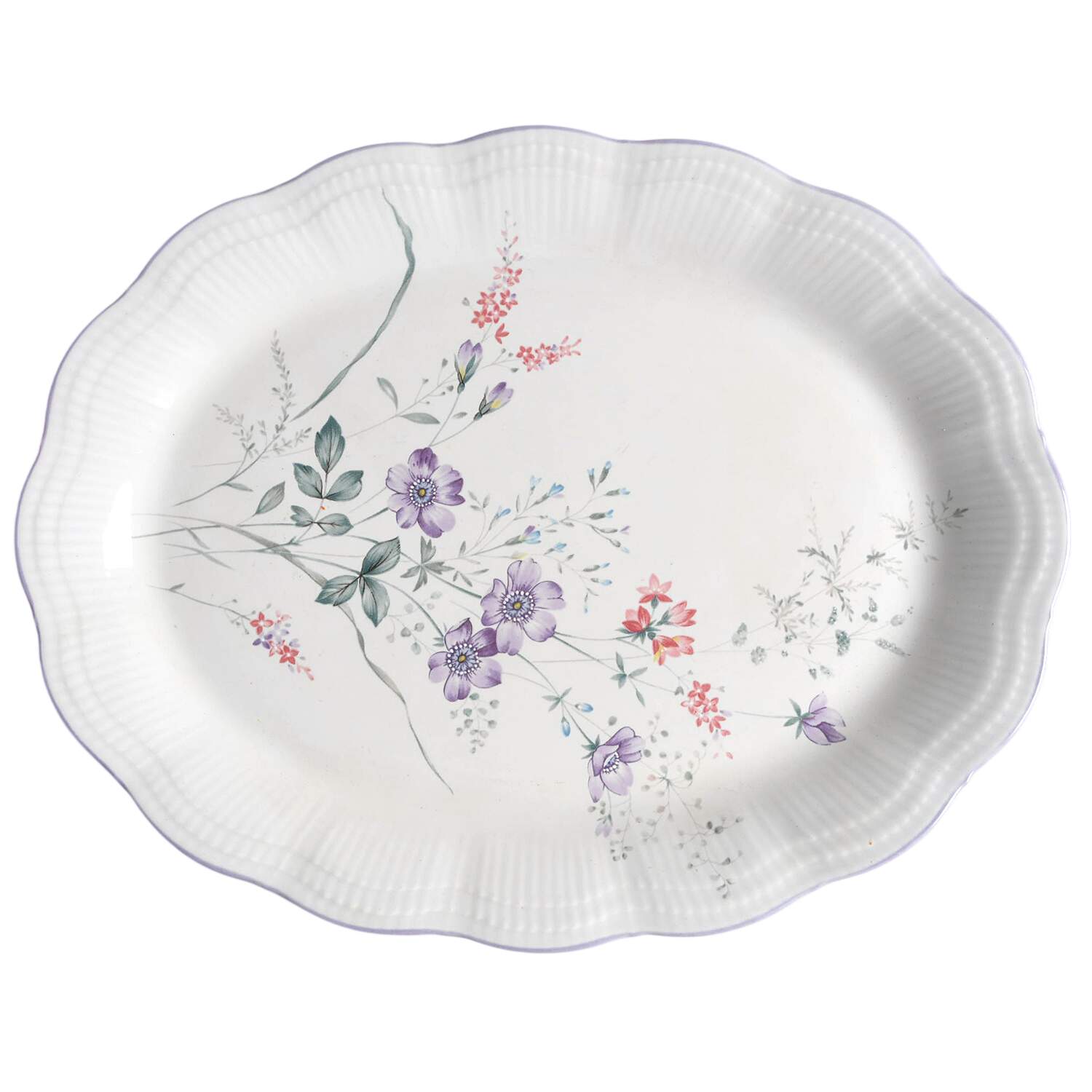Coco 14" Oval Serving Platter by Mikasa-1