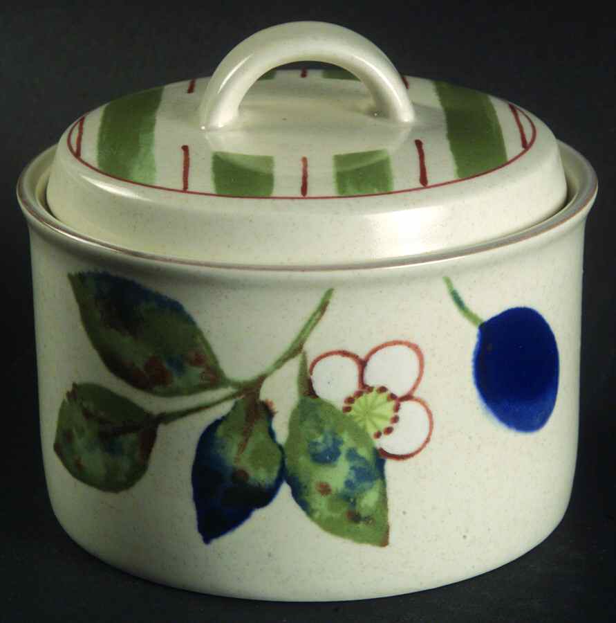 Country Cottage Sugar Bowl & Lid by Mikasa-1