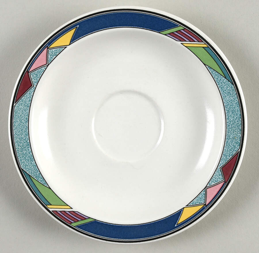 Color Court Saucer by Mikasa-1