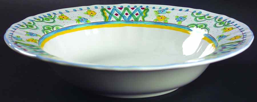 Country Court 10" Round Vegetable Bowl by Mikasa-1