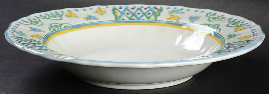Country Court Large Rim Soup Bowl by Mikasa-1