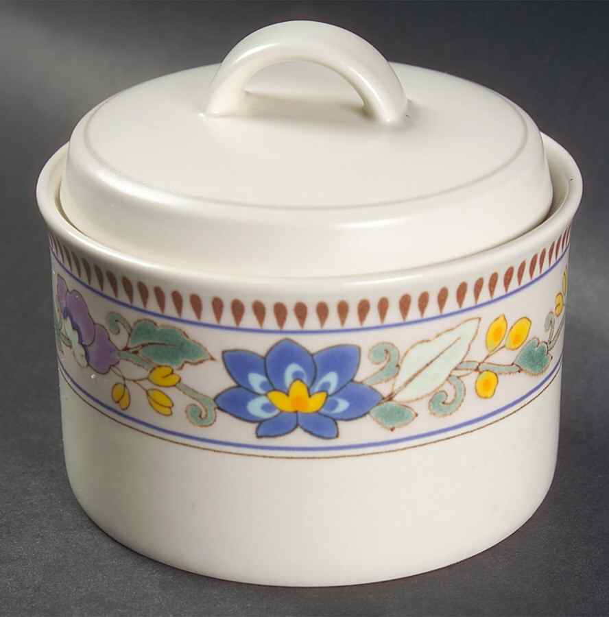 Costa Del Sol Sugar Bowl & Lid by Mikasa-1