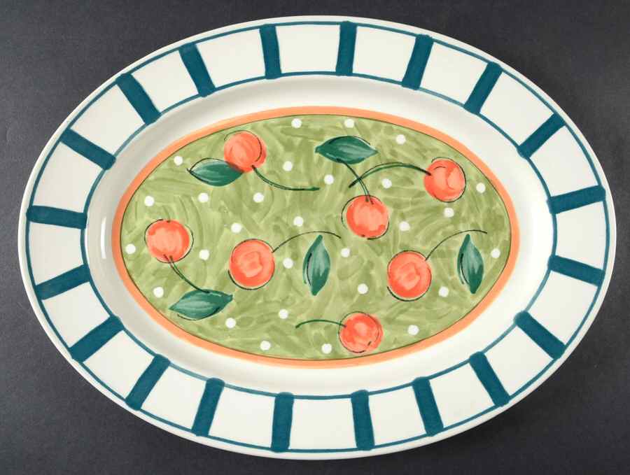 Country Fair 15" Oval Serving Platter by Mikasa-1