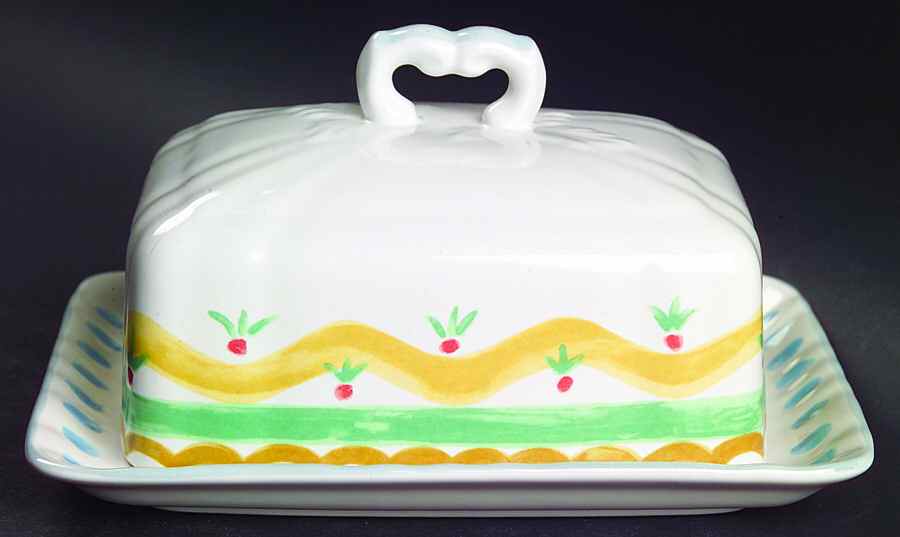 Country Flair Square Covered Butter by Mikasa-1