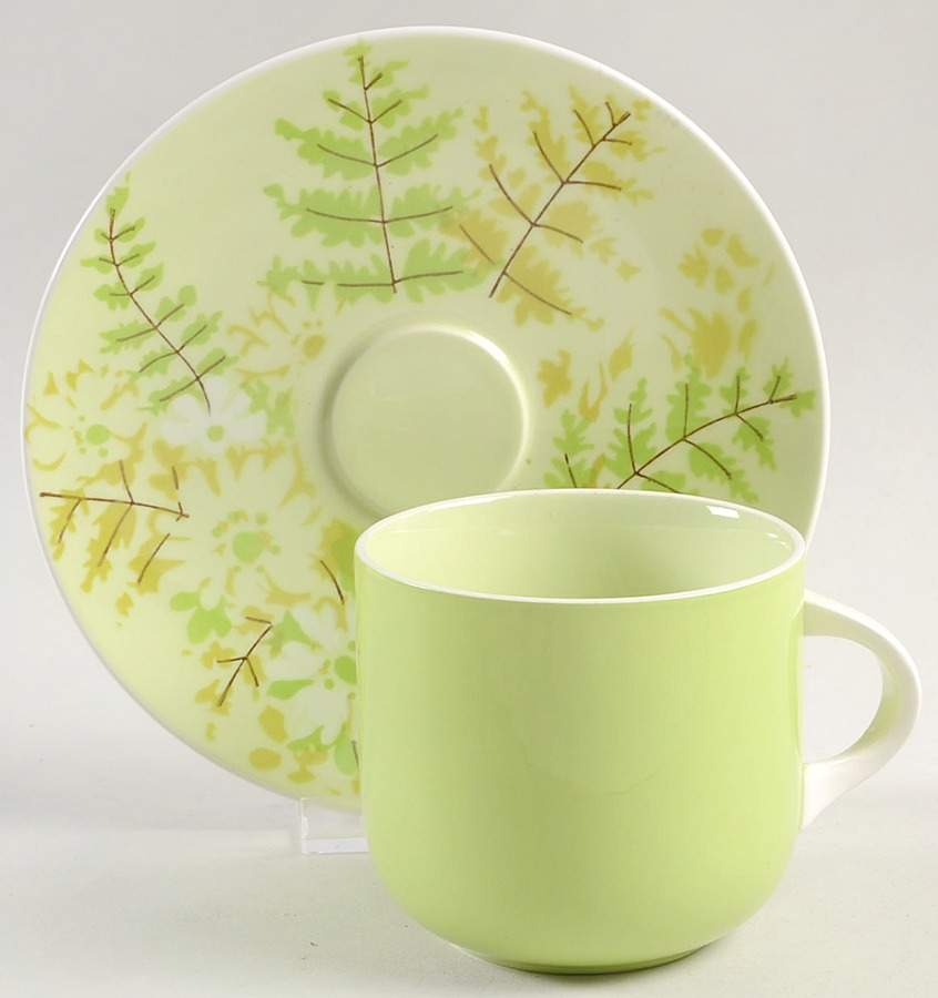 Foliage Flat Cup & Saucer Set by Mikasa-1