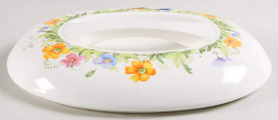 Country Garden Lid for 3 Qt Oval Covered Casserole by Mikasa-1