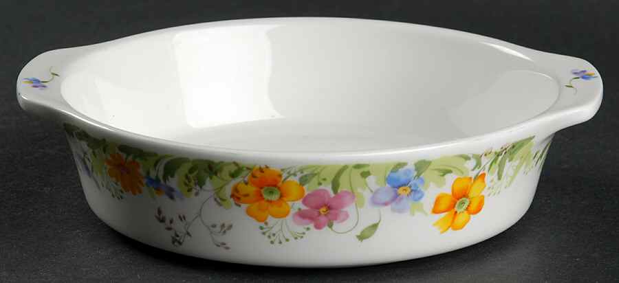 Country Garden Lugged Soup Bowl by Mikasa-1