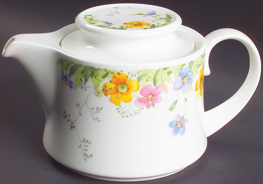 Country Garden Teapot & Lid by Mikasa-1