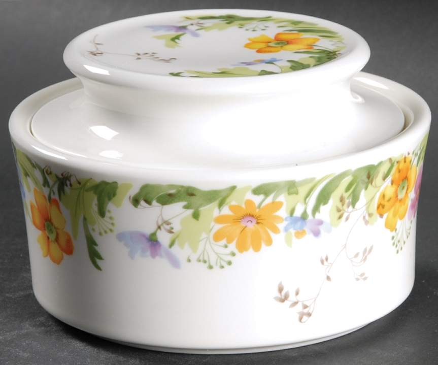 Country Garden Sugar Bowl & Lid by Mikasa-1