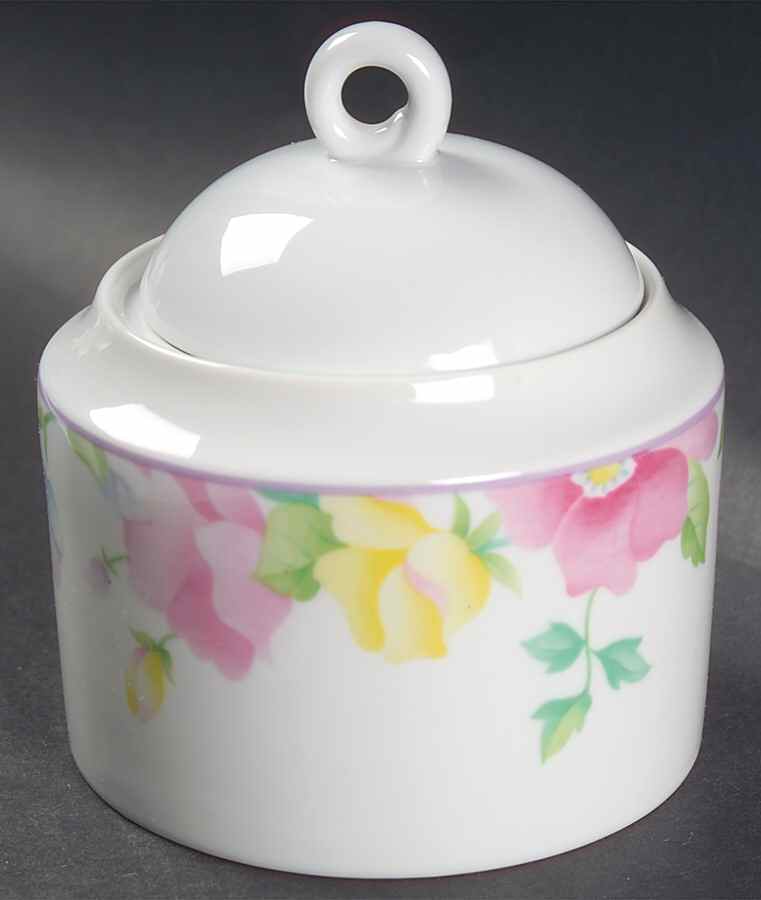 Convent Garden Sugar Bowl & Lid by Mikasa-1