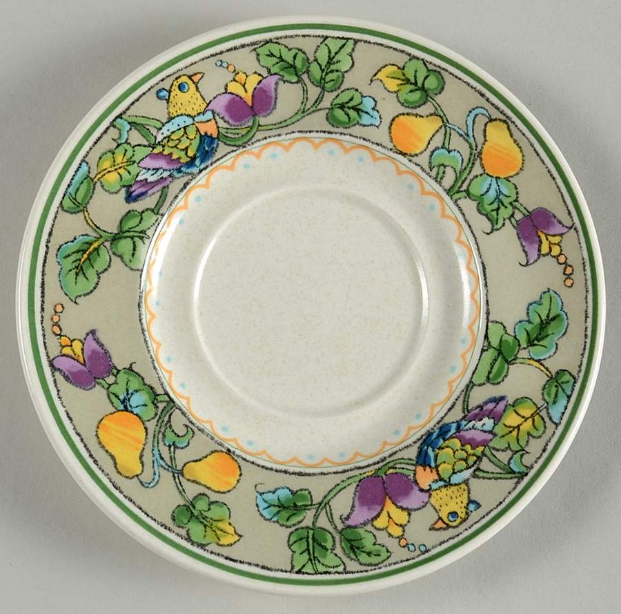 Courtship Garden Saucer by Mikasa-1