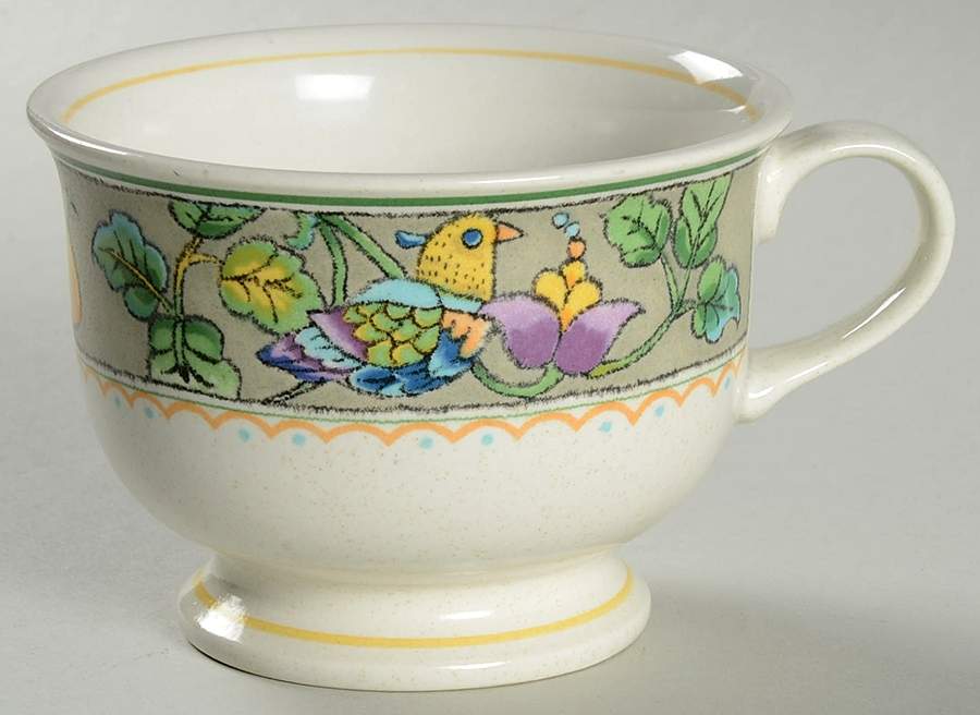 Courtship Garden Footed Cup by Mikasa-1