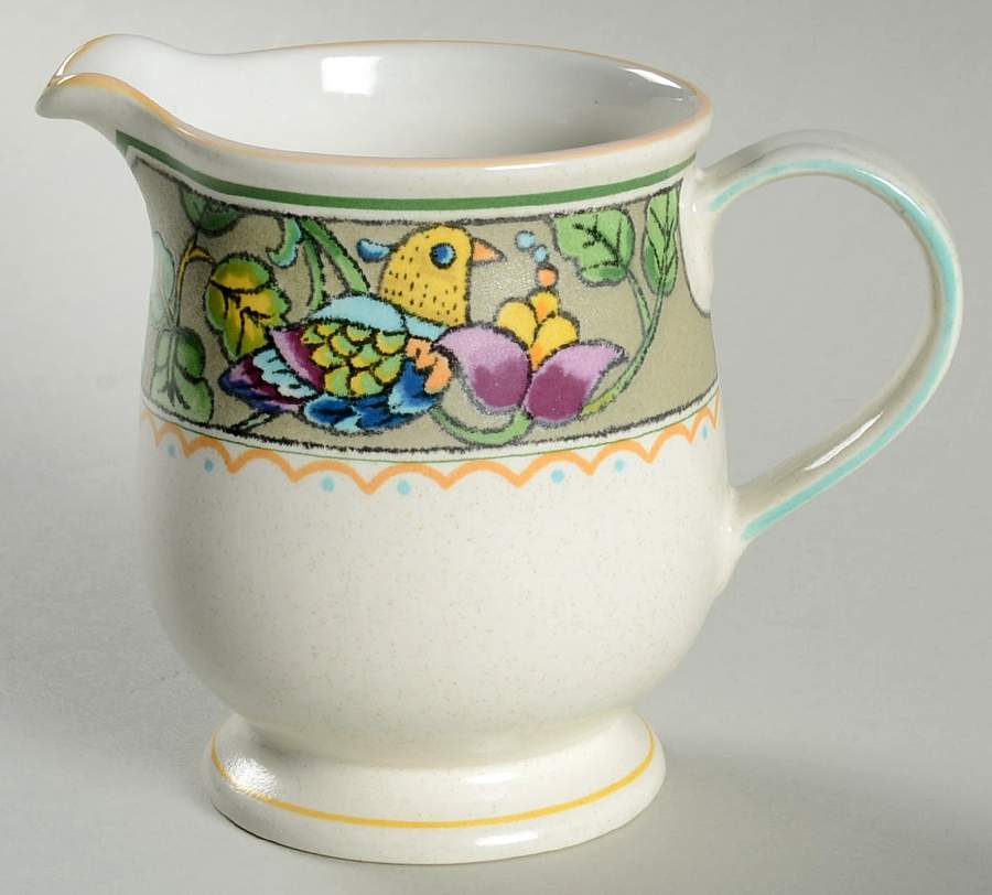 Courtship Garden Creamer by Mikasa-1