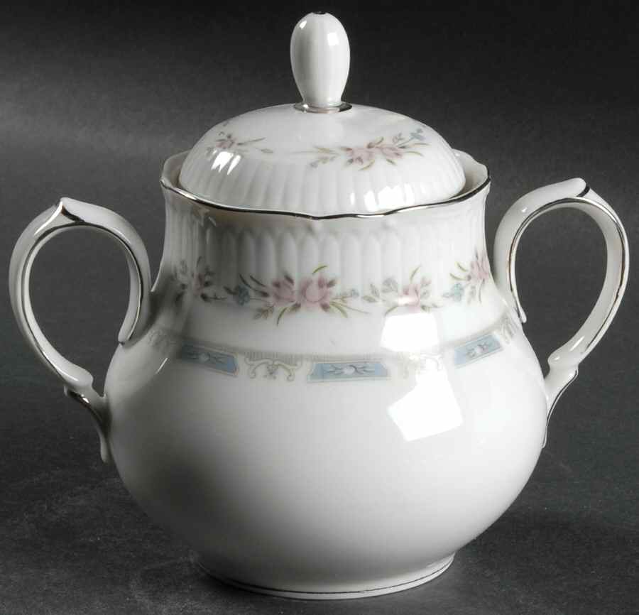 Country Gardens Sugar Bowl & Lid by Mikasa-1