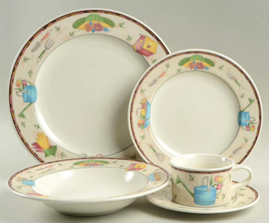 Country Garden 5 Piece Place Setting by Mikasa-1