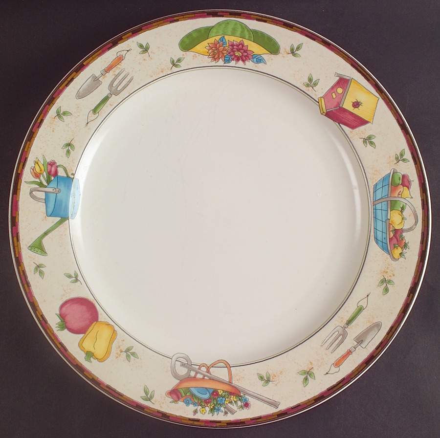 Country Garden 12" Chop Plate (Round Platter) by Mikasa-1