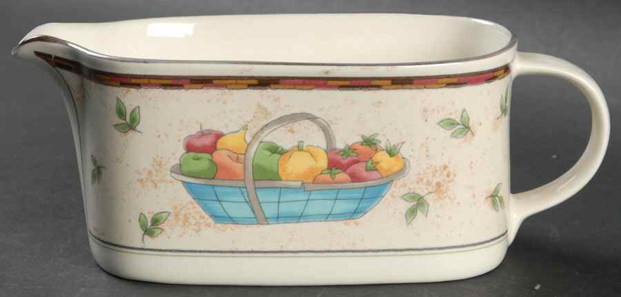 Country Garden Gravy Boat by Mikasa-1