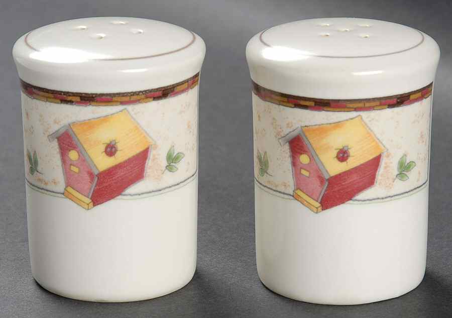Country Garden Salt & Pepper Set by Mikasa-1