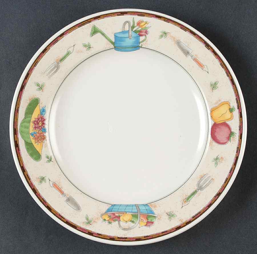 Country Garden Salad Plate by Mikasa-1
