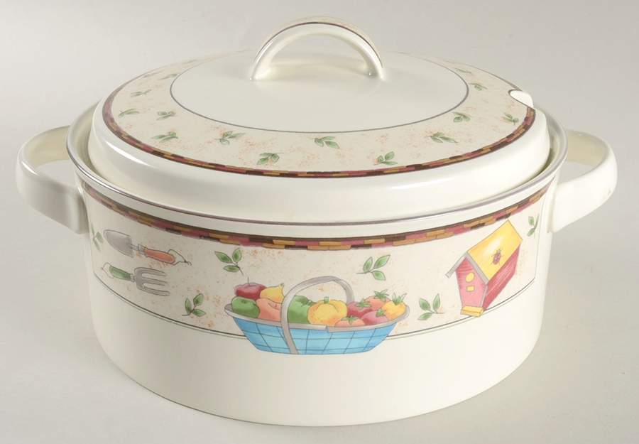 Country Garden Tureen &  Lid by Mikasa-1