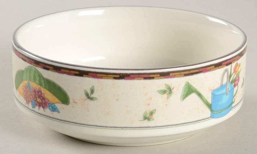 Country Garden Fruit/Dessert (Sauce) Bowl by Mikasa-1